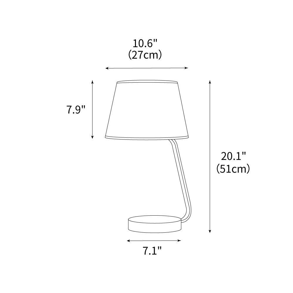 Noir Arc Table Lamp 10.6