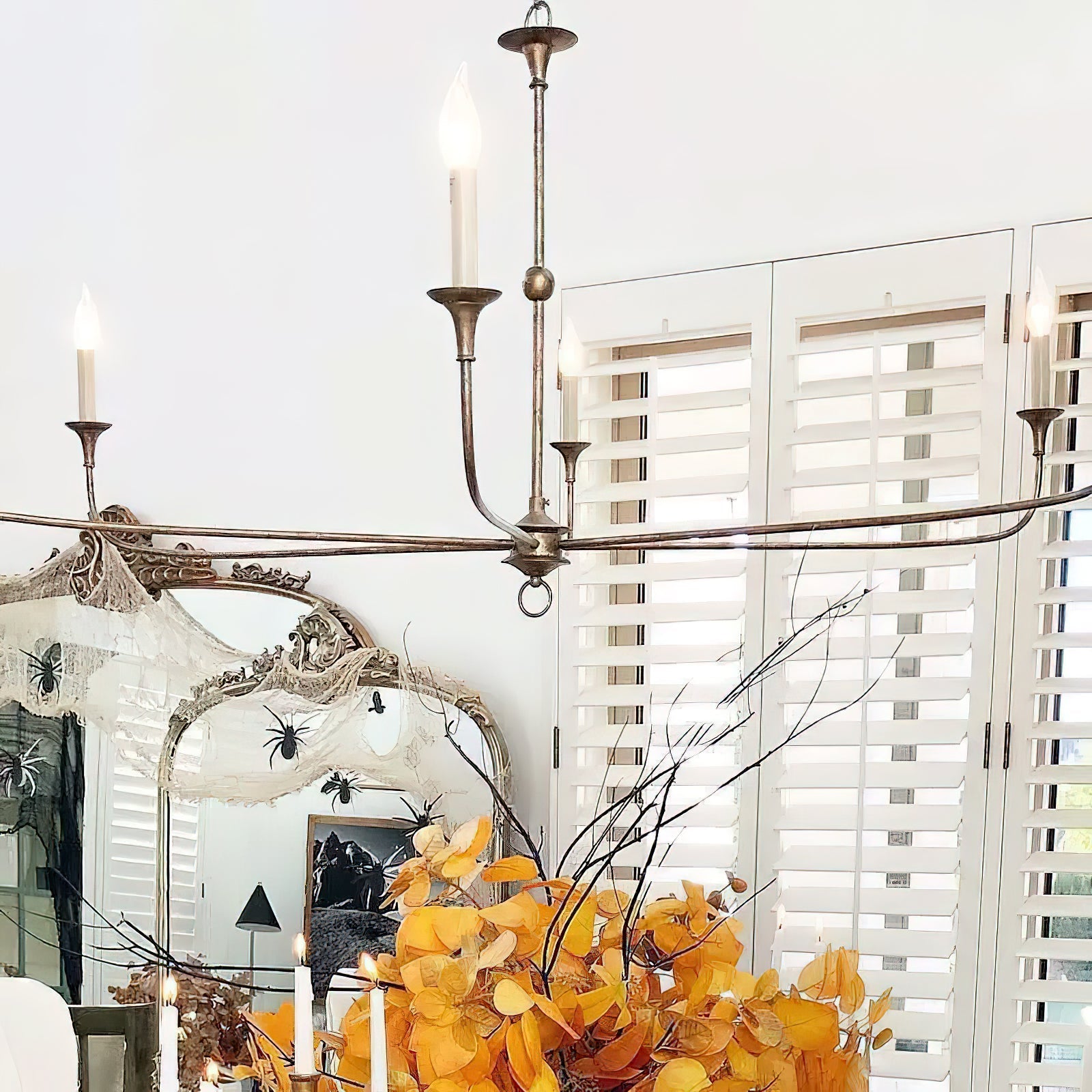 Elara Candle Chandelier detail view 9