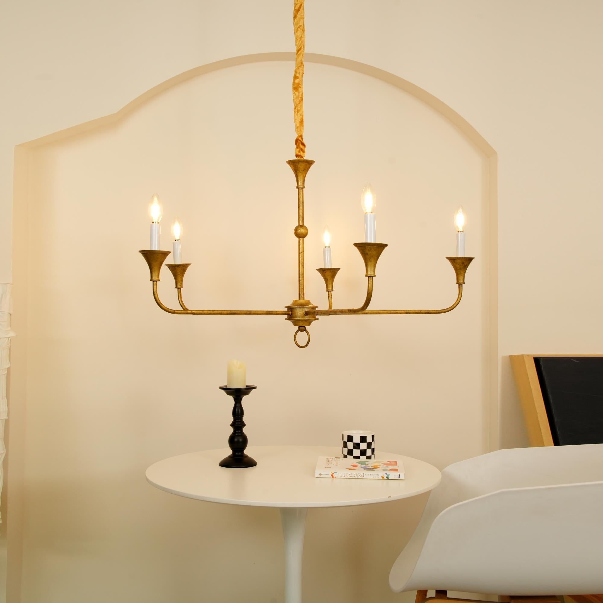 Elara Candle Chandelier detail view 10