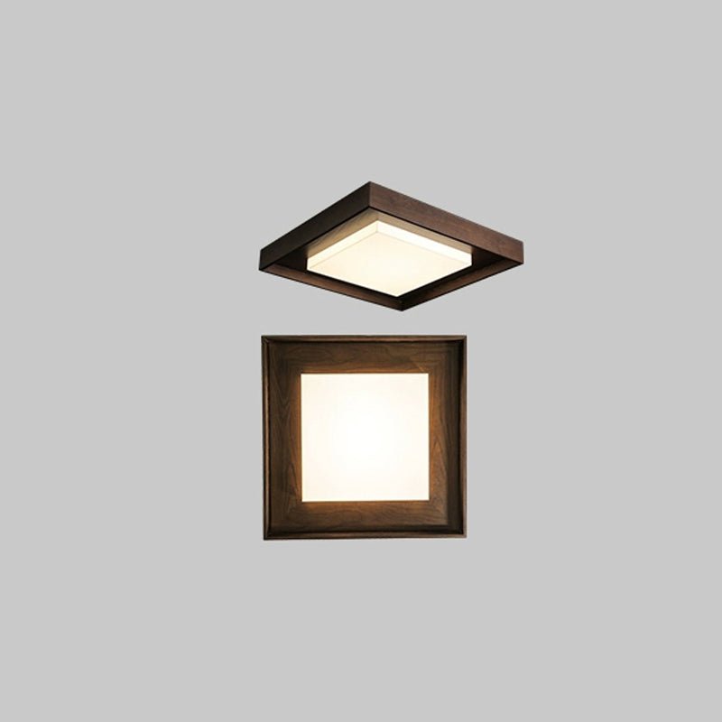 Kurin Wood Frame Ceiling Light detail view 14