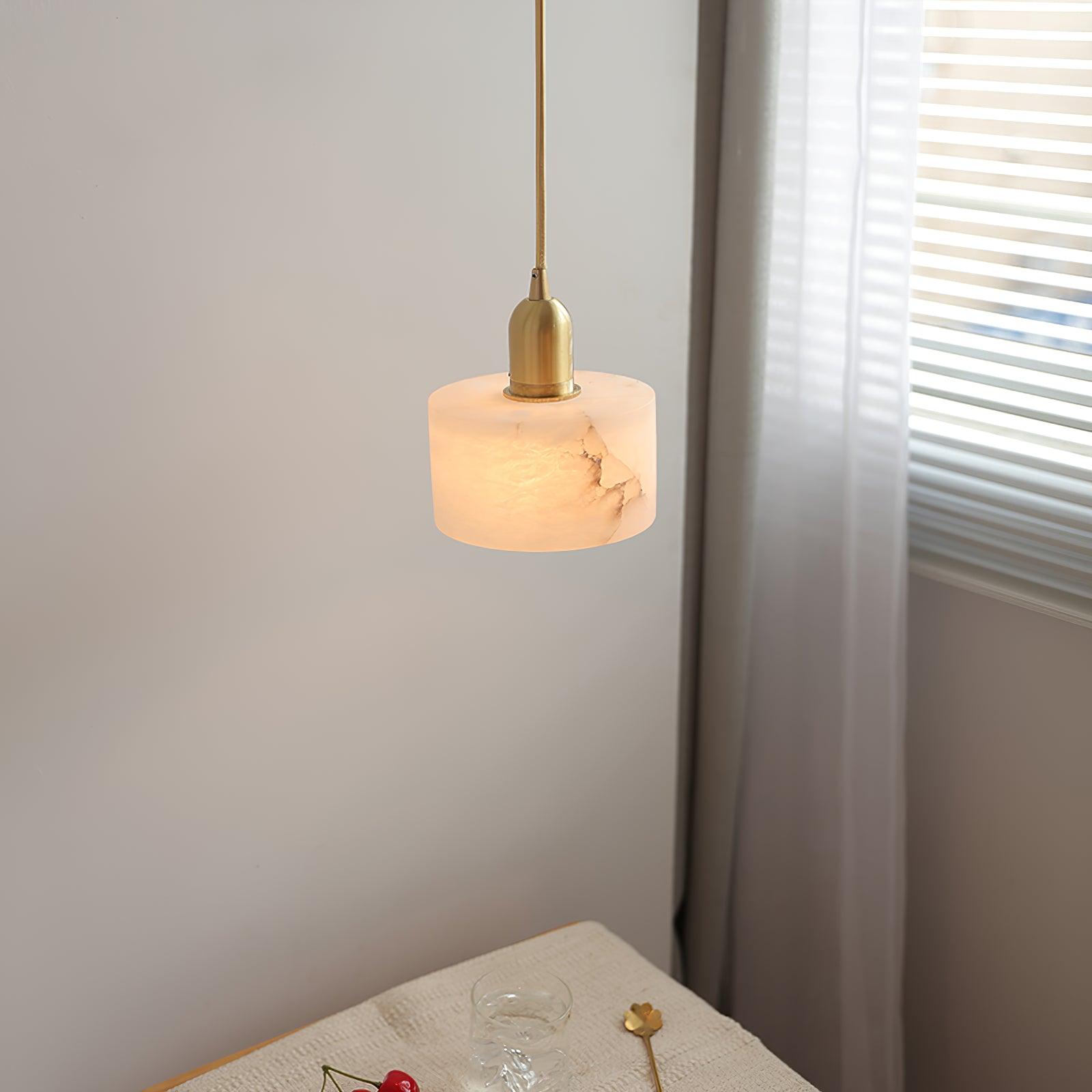 Odyssey Alabaster Pendant Light detail view 2