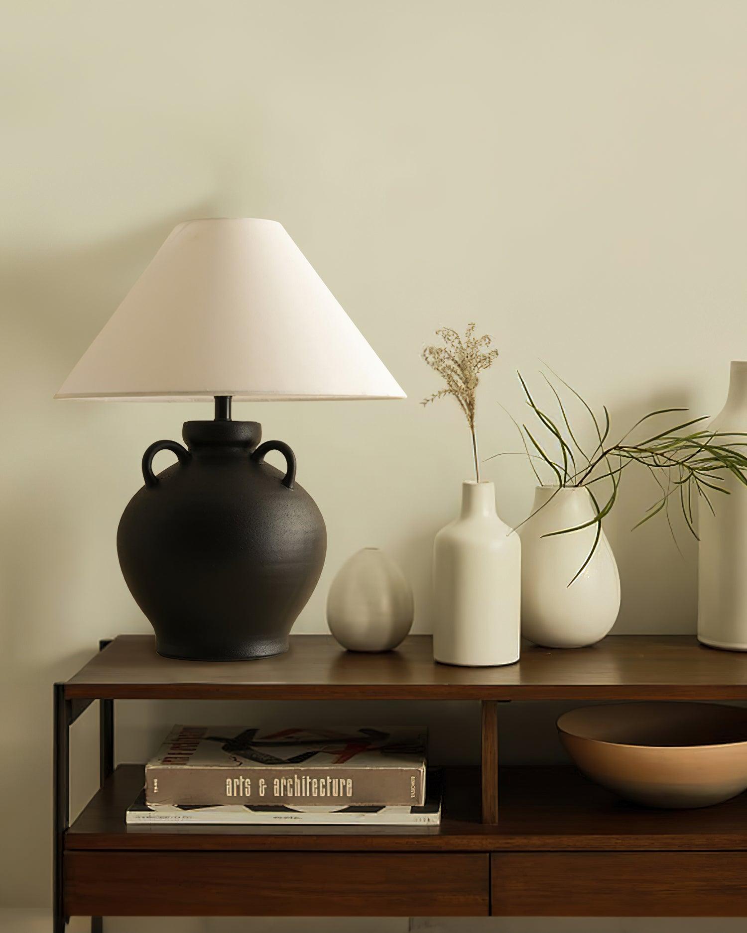 Old Wine Pot Table Lamp 15.7