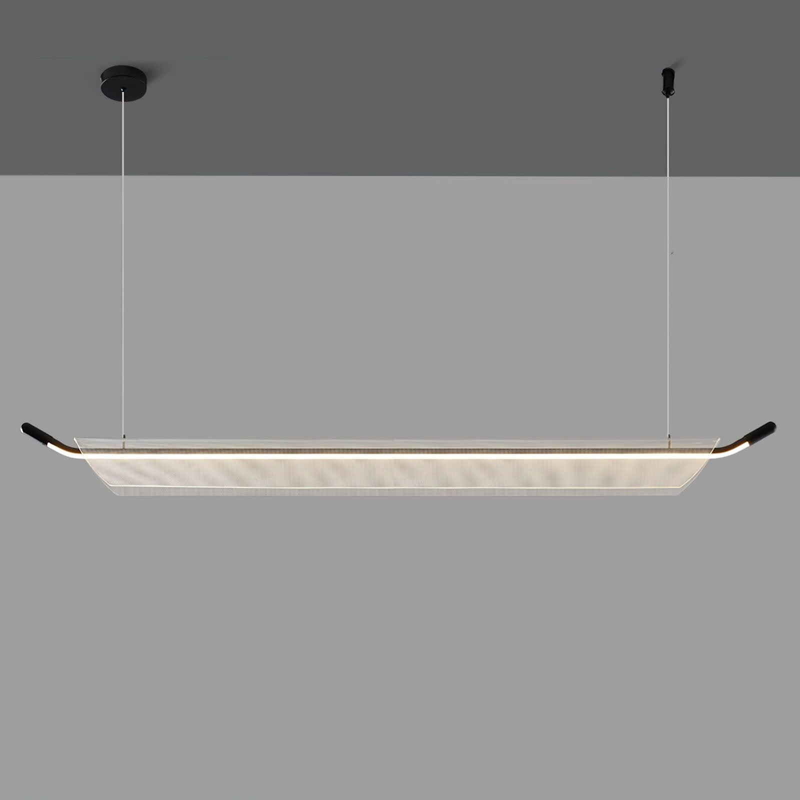 One Word Acrylic Pendant Light
