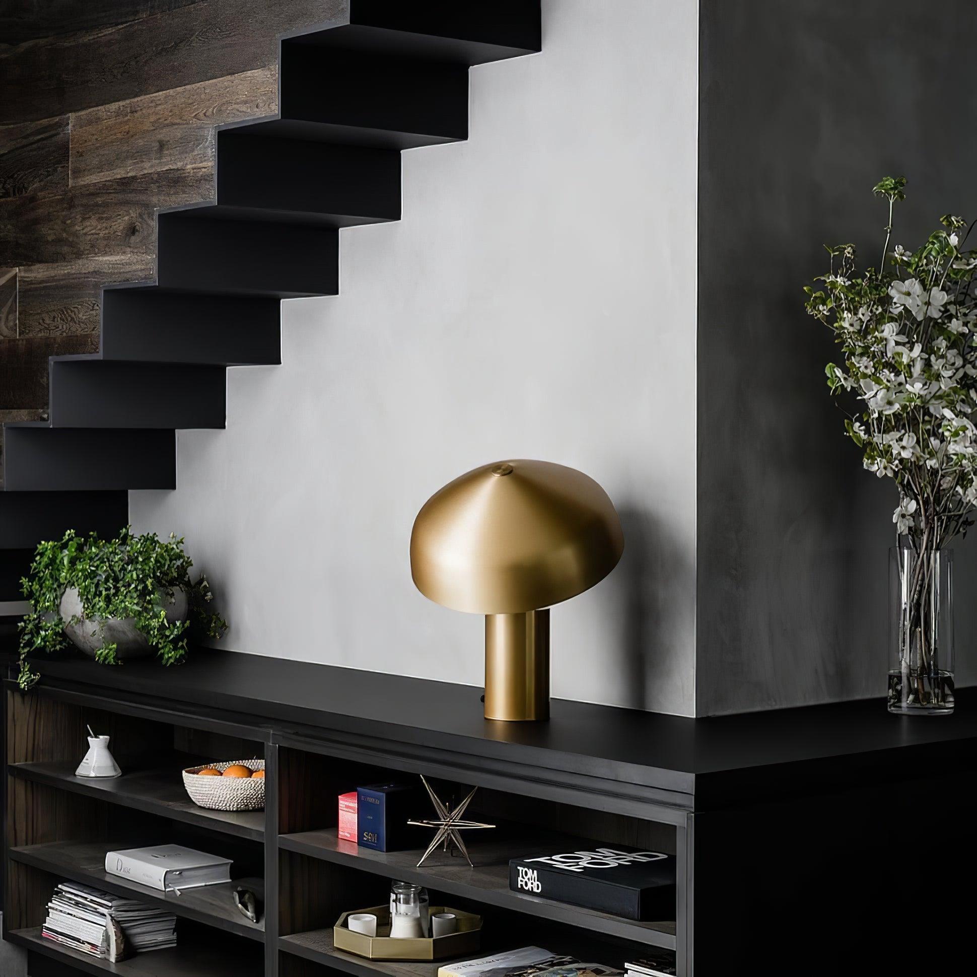 metal table lamp shown as a main product image for bedside tables