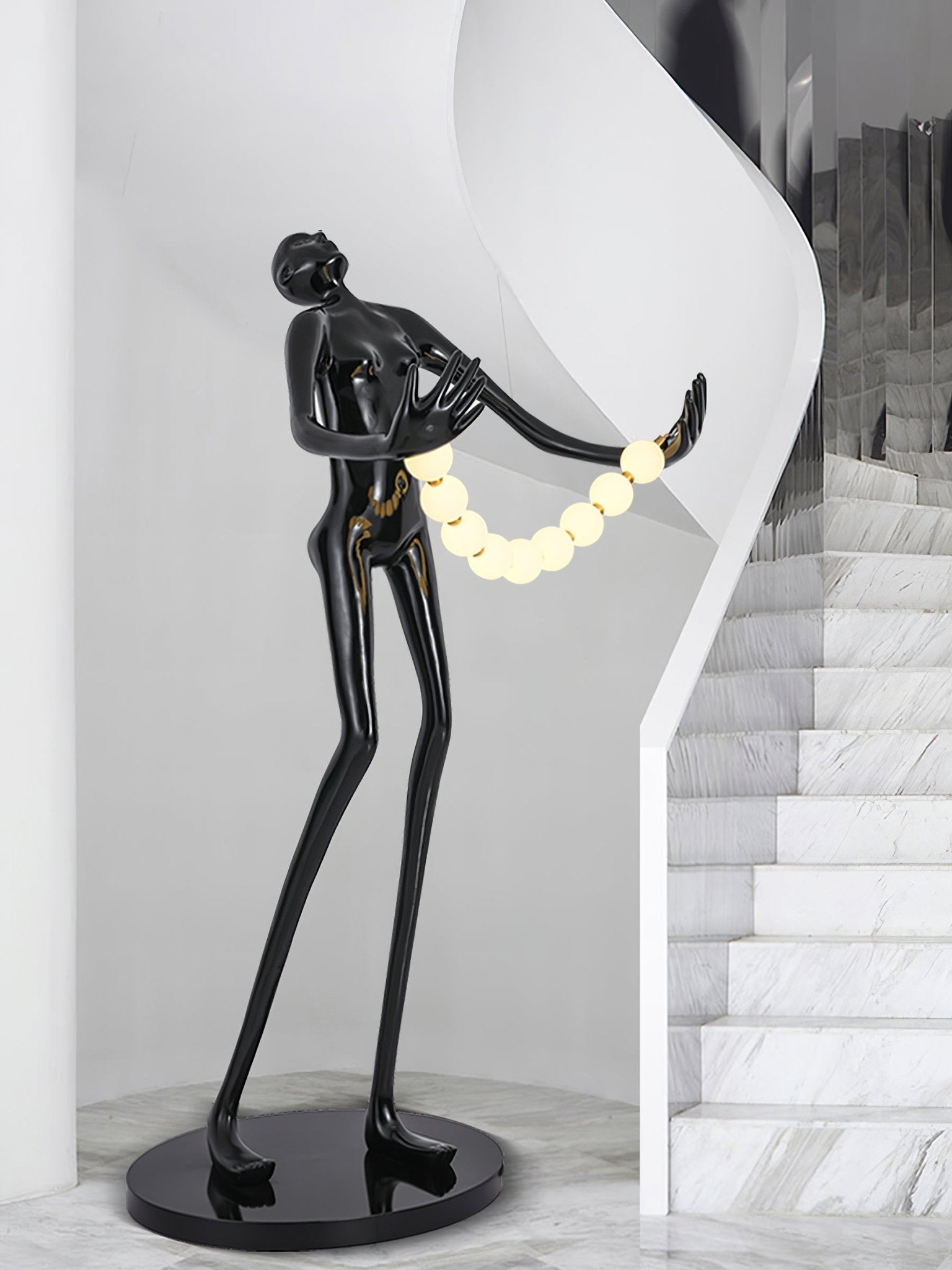 Orb Juggler Sculpture Floor Lamp detail view 4