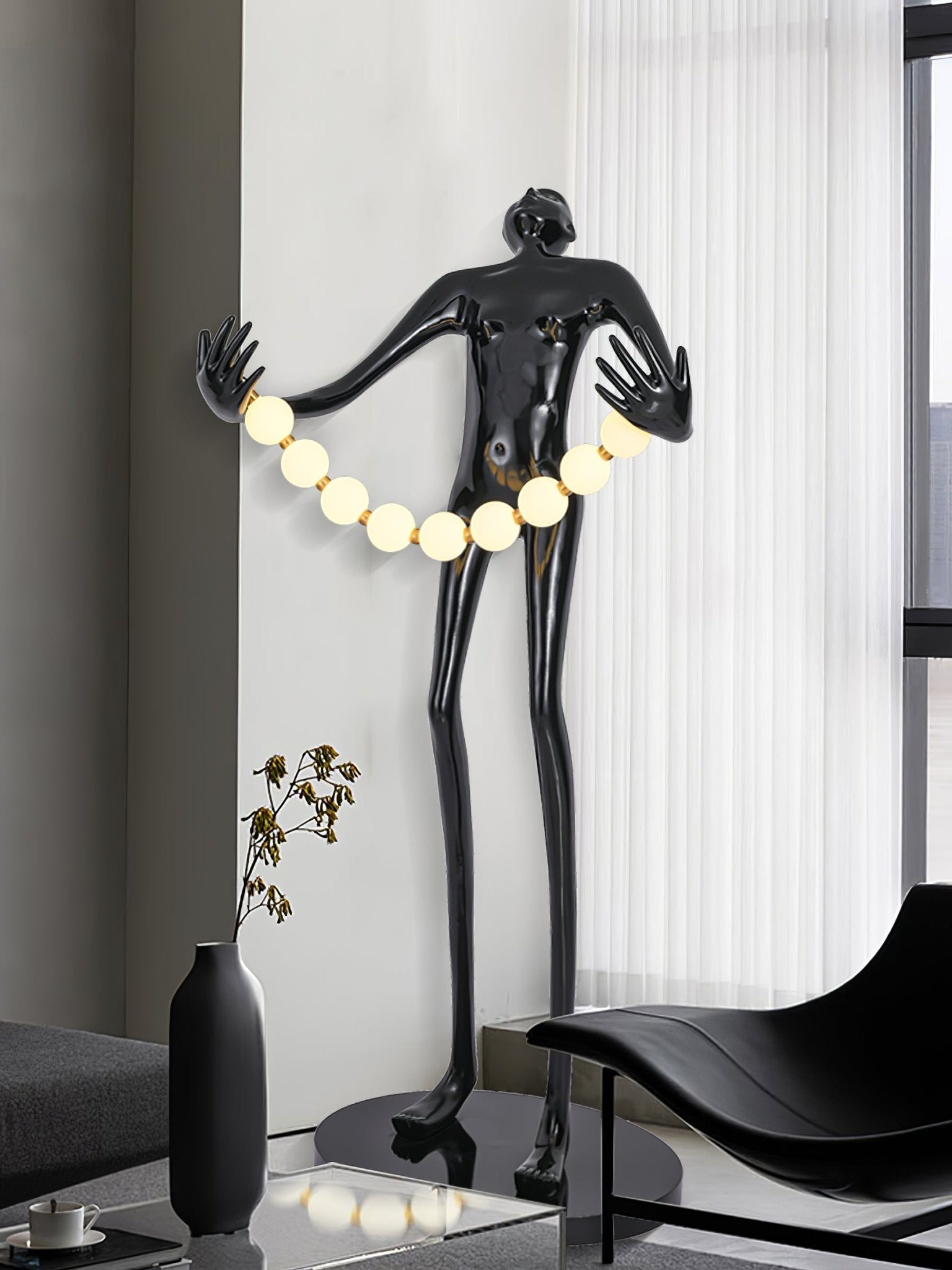 Orb Juggler Sculpture Floor Lamp detail view 6