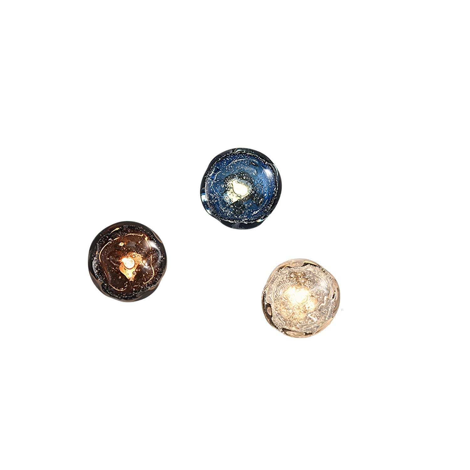 Orrin Molten Glass Wall Light