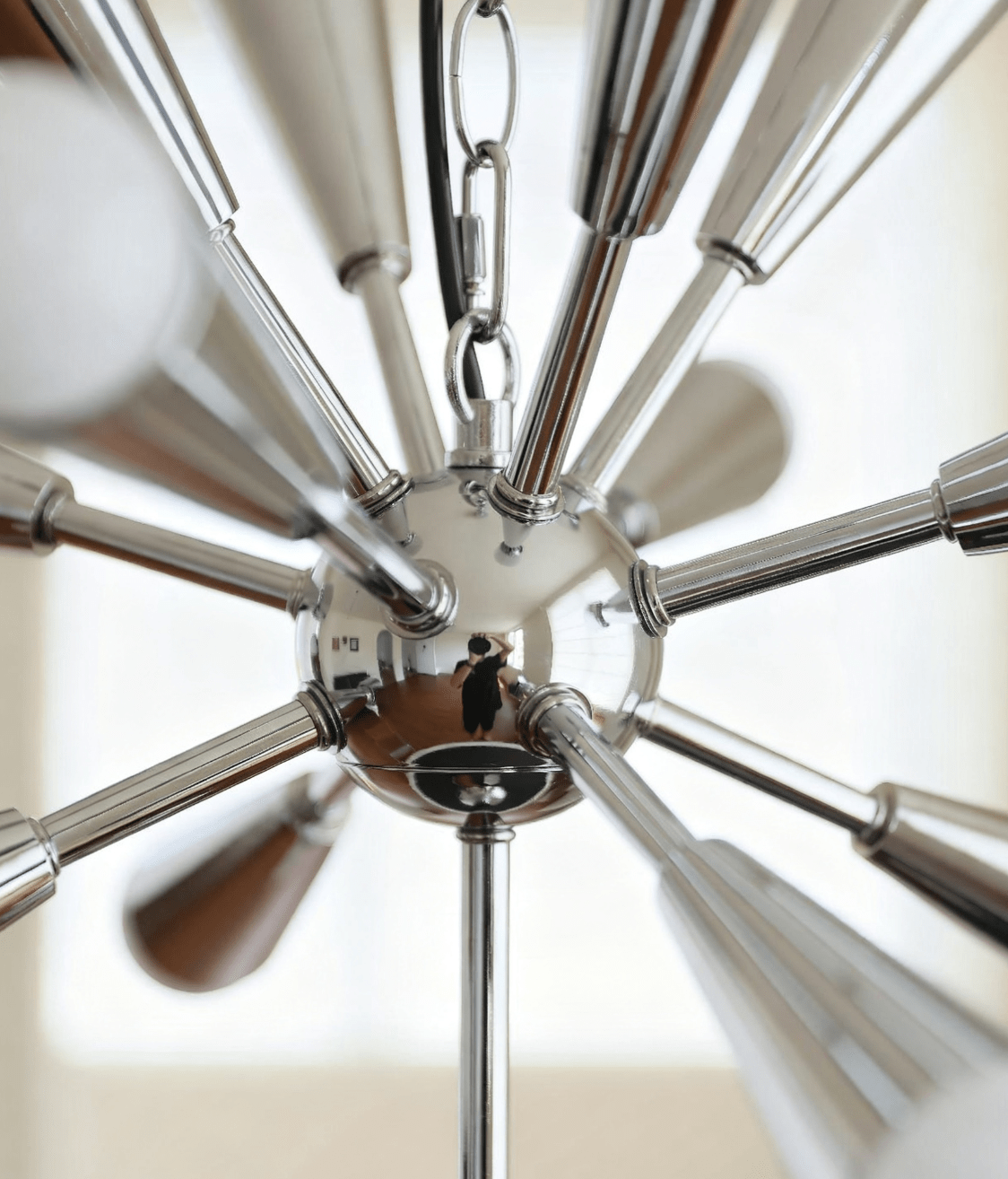 Orvian Chrome Chandelier