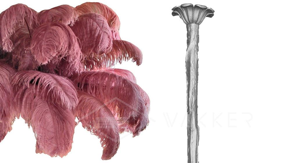 Ostrich Feather Chandelier