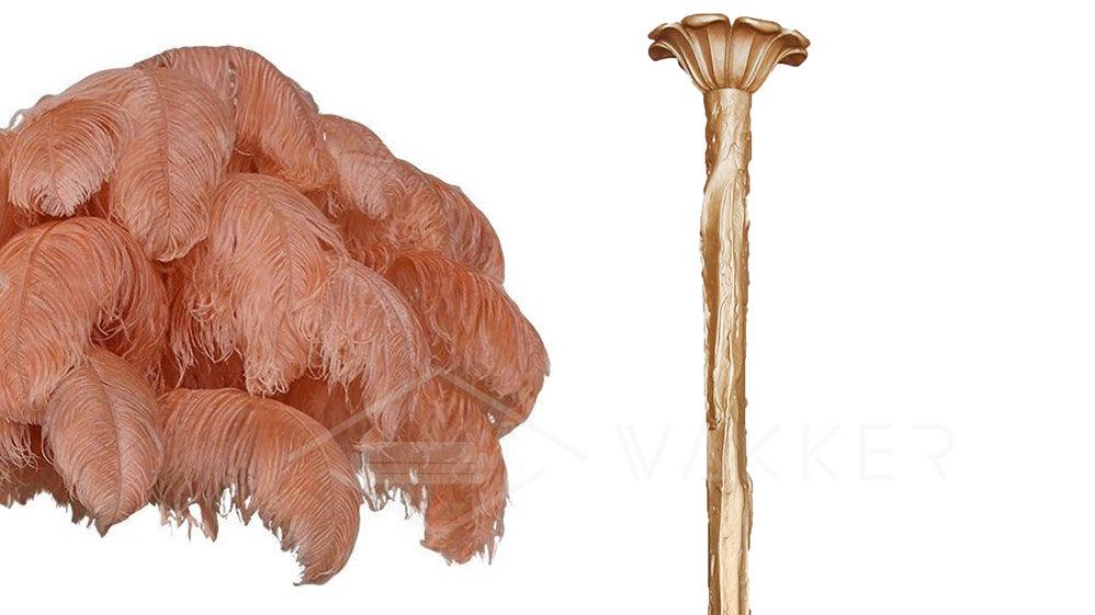 Ostrich Feather Chandelier