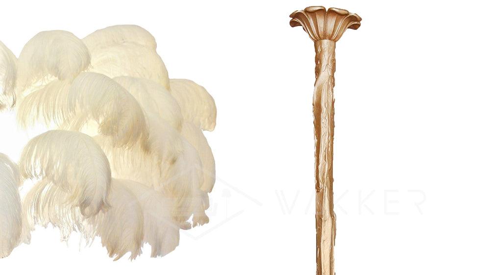 Ostrich Feather Chandelier