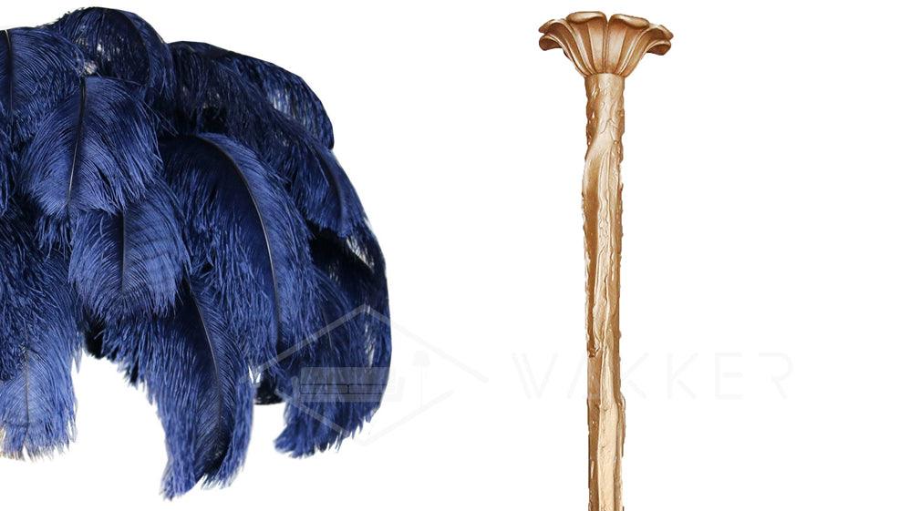 Ostrich Feather Chandelier