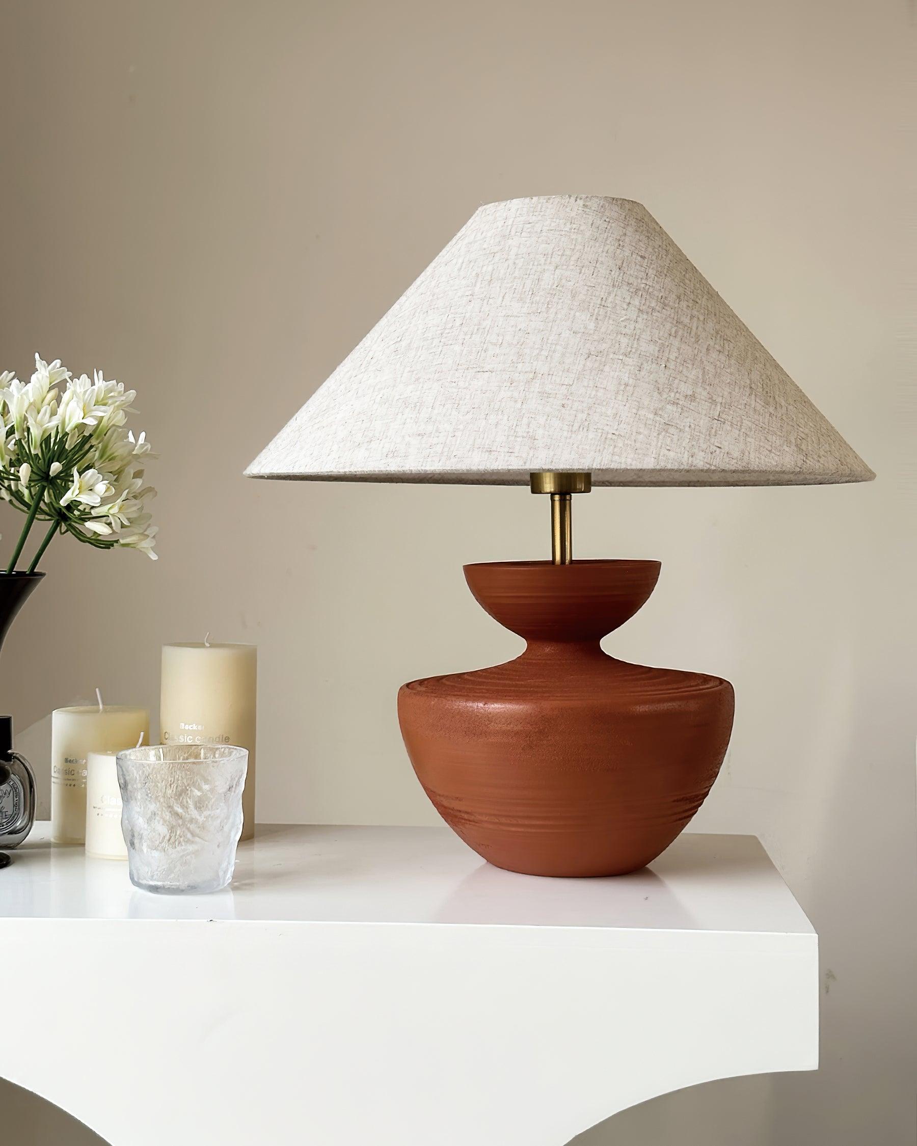 Painted Table Lamp