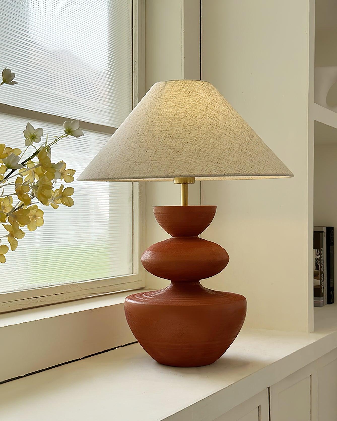 Painted Table Lamp
