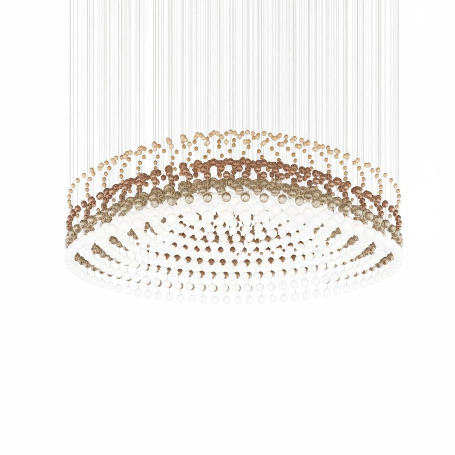 Pearl Curtain Customizable Chandelier