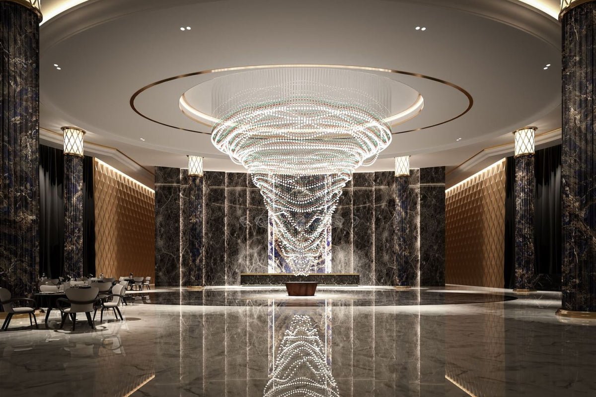 Pearl Curtain Customizable Chandelier