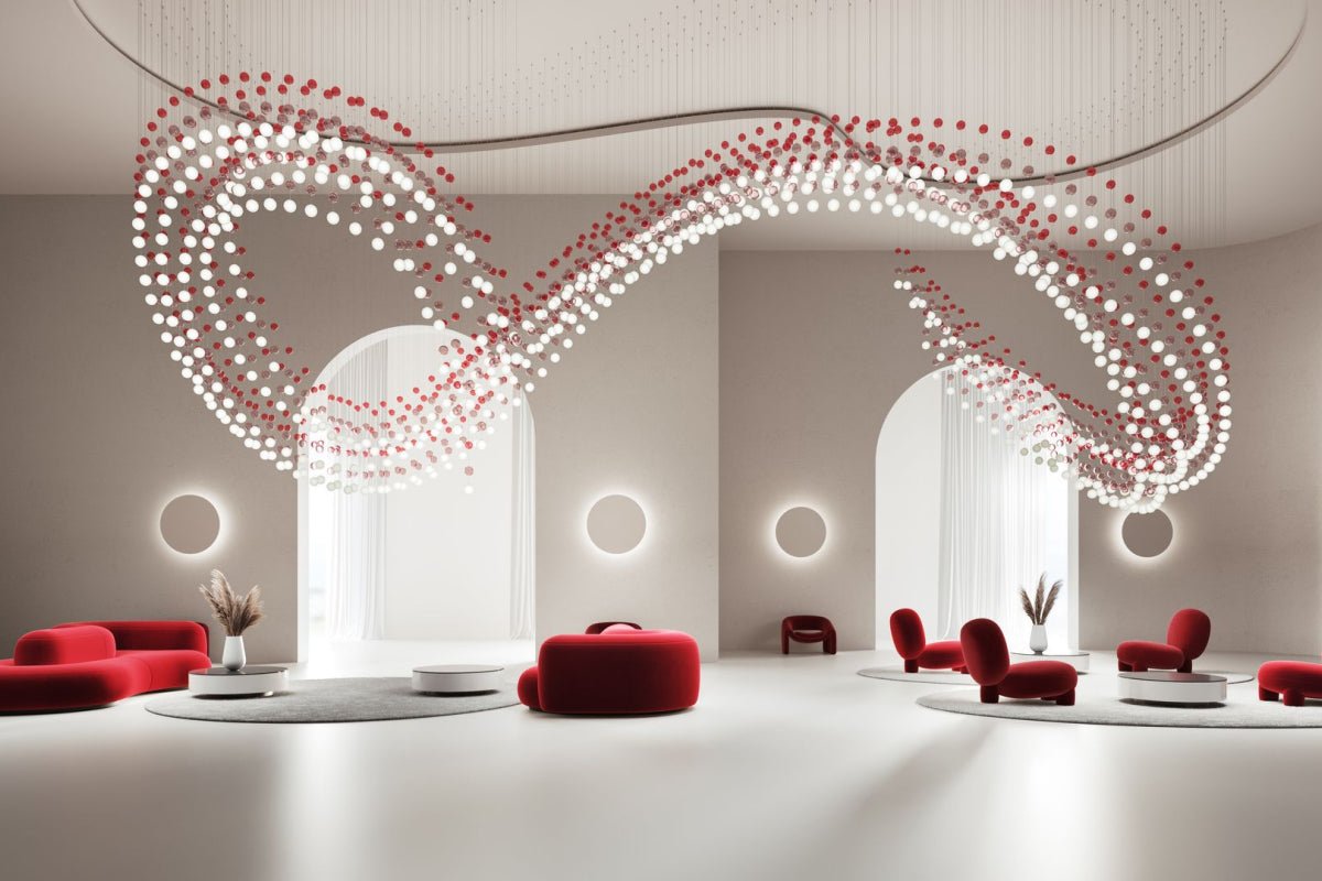Pearl Curtain Customizable Chandelier
