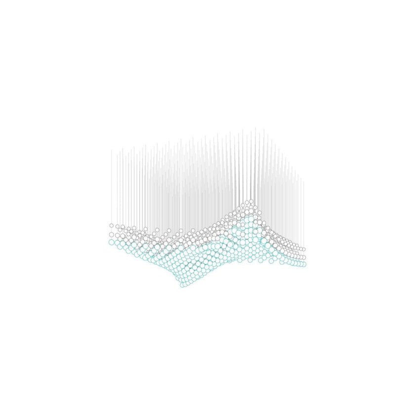 Pearl Curtain Customizable Chandelier
