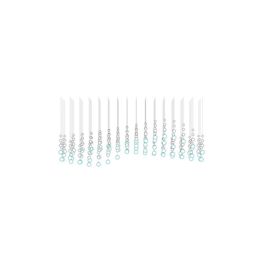 Pearl Curtain Customizable Chandelier