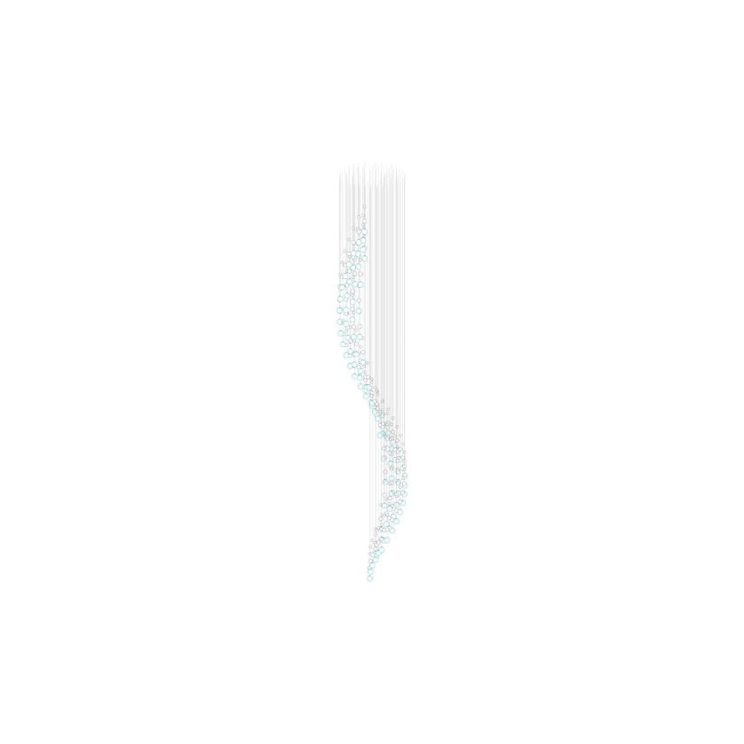 Pearl Curtain Customizable Chandelier