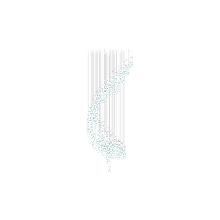 Pearl Curtain Customizable Chandelier