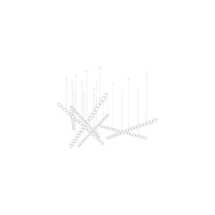 Pearl Drop Customizable Chandelier