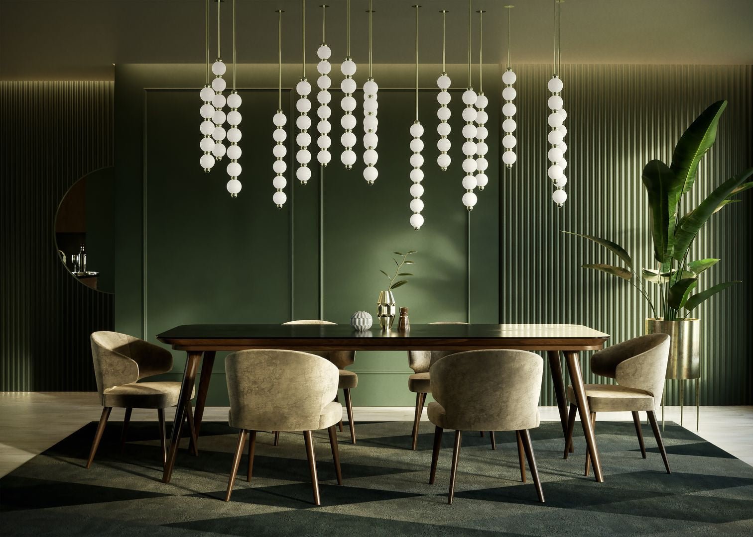 Pearl Drop Customizable Chandelier