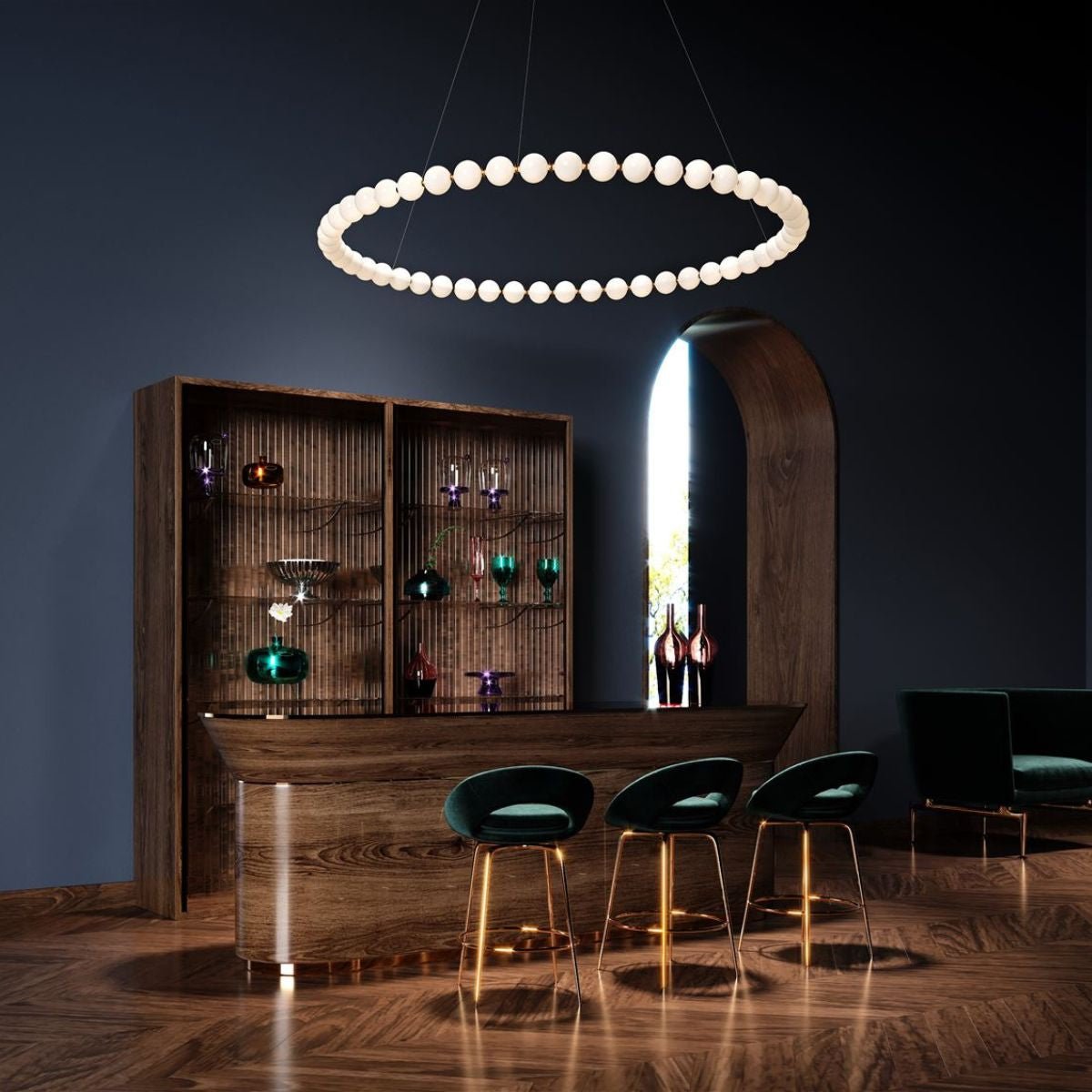 Pearl Drop Customizable Chandelier