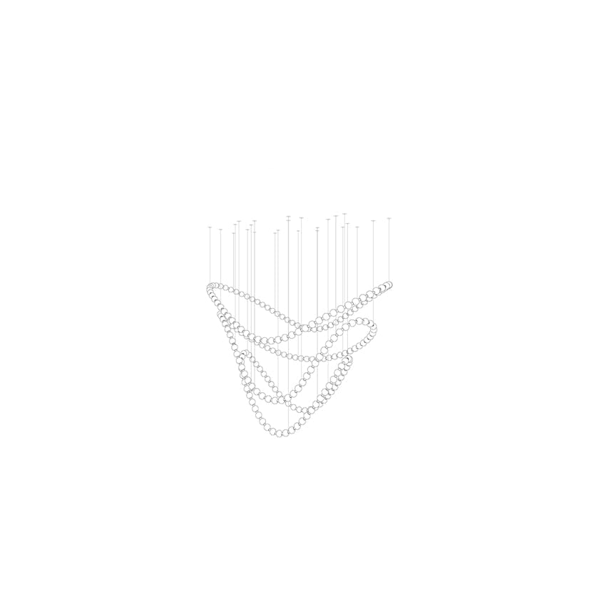 Pearl Drop Customizable Chandelier