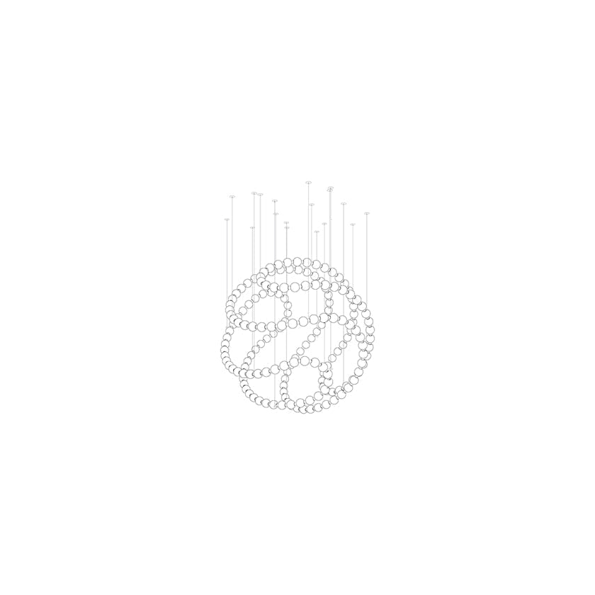 Pearl Drop Customizable Chandelier