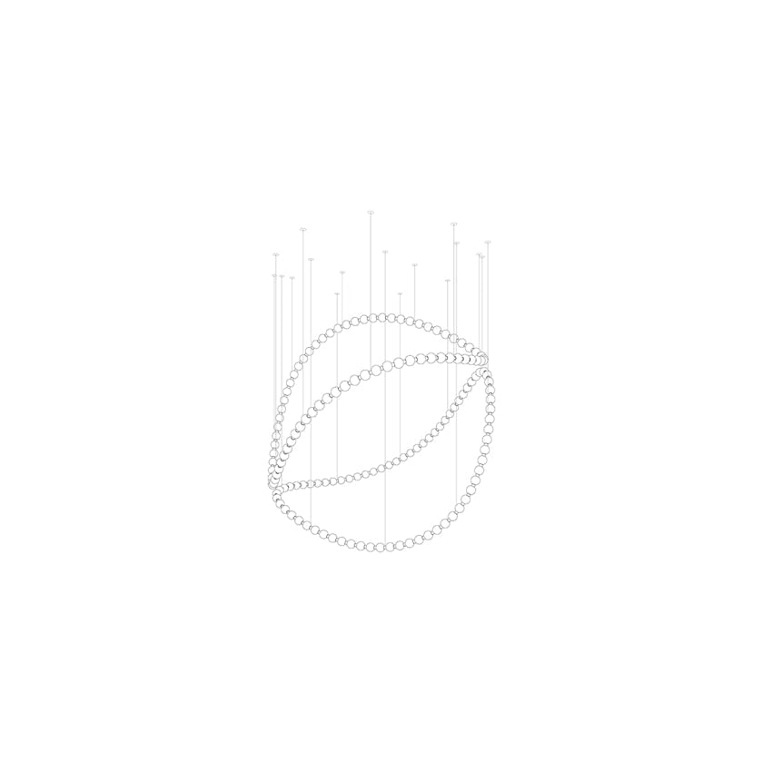 Pearl Drop Customizable Chandelier
