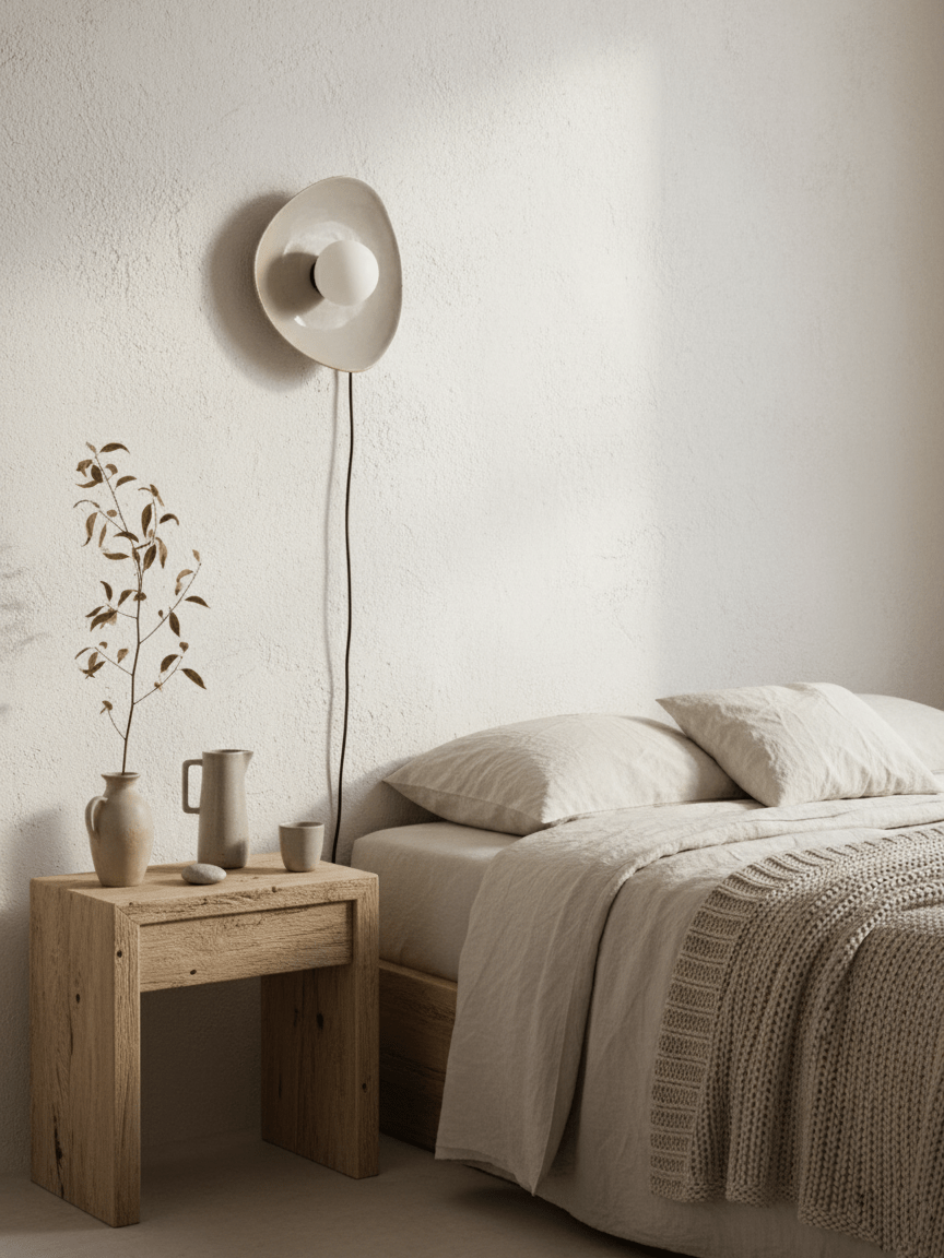Pebble Disc Plug-in Wall Light detail view 8