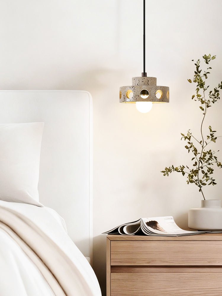Perfora Travertine Pendant Lamp