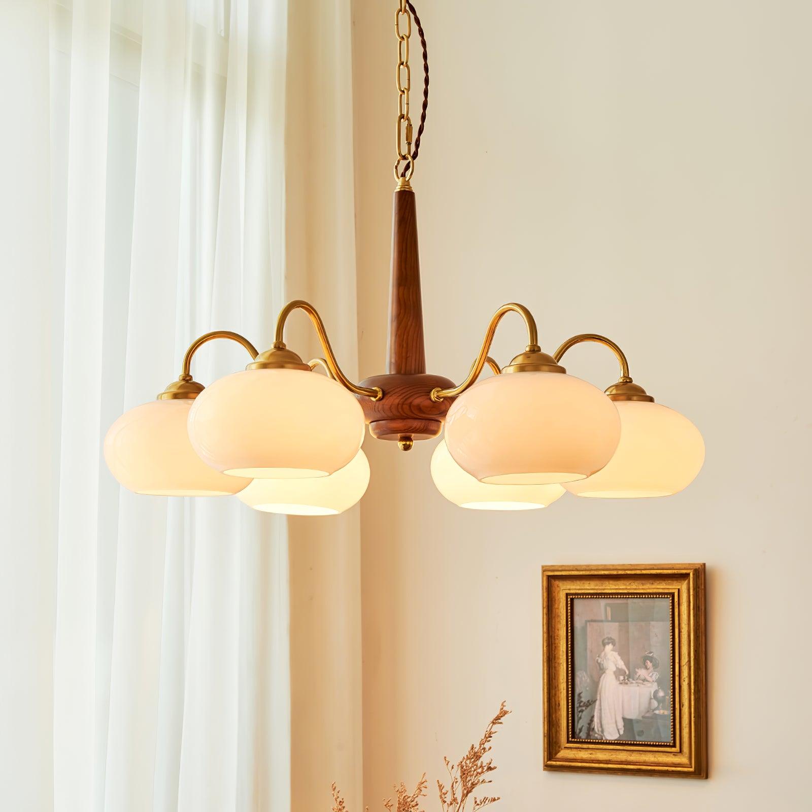 Persimmon Ceiling Fixture Chandelier