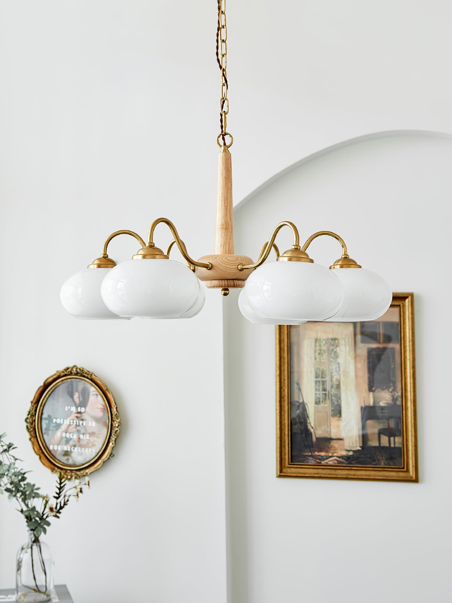 Persimmon Ceiling Fixture Chandelier