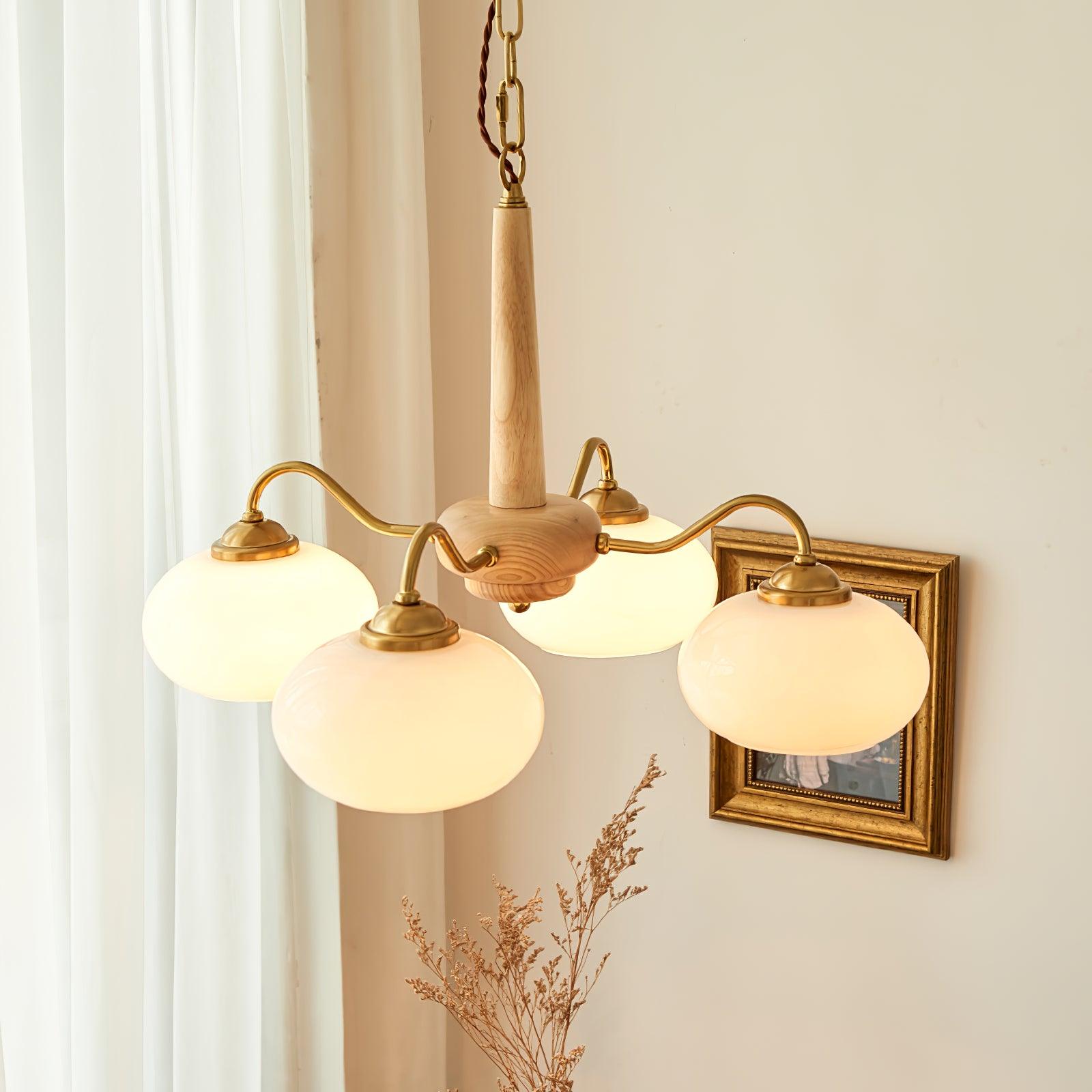 Persimmon Ceiling Fixture Chandelier