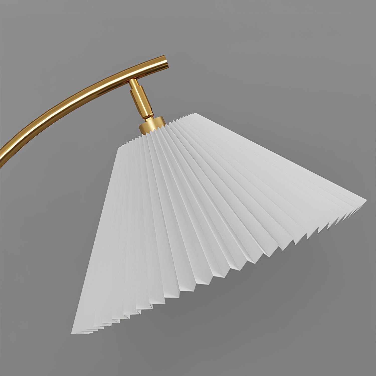 Pleated Arc Floor Light Floor Lamp