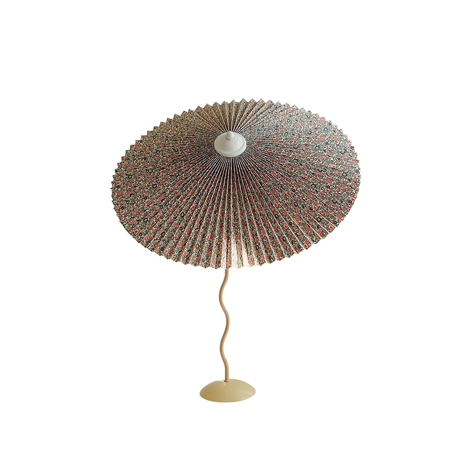 Pleated Hat Portable Lamp Table Lamp