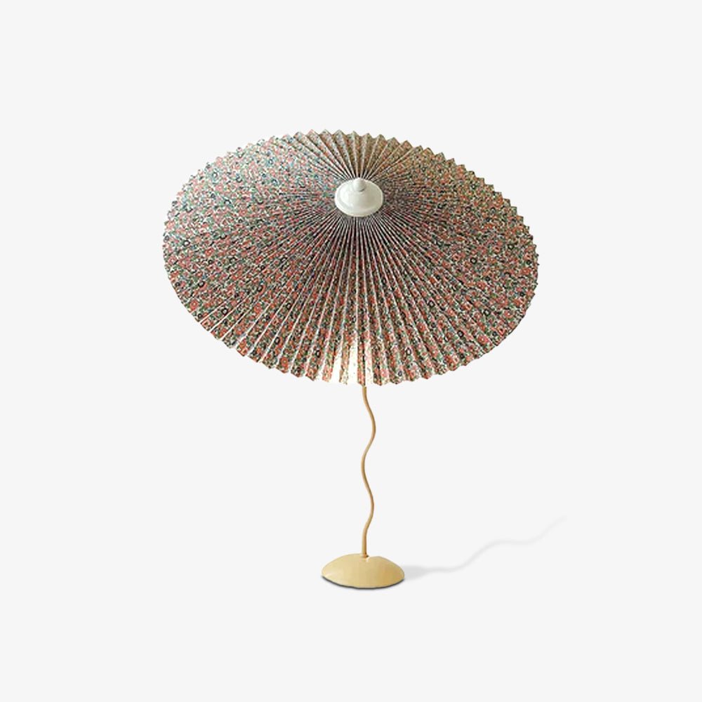 Pleated Hat Portable Lamp Table Lamp