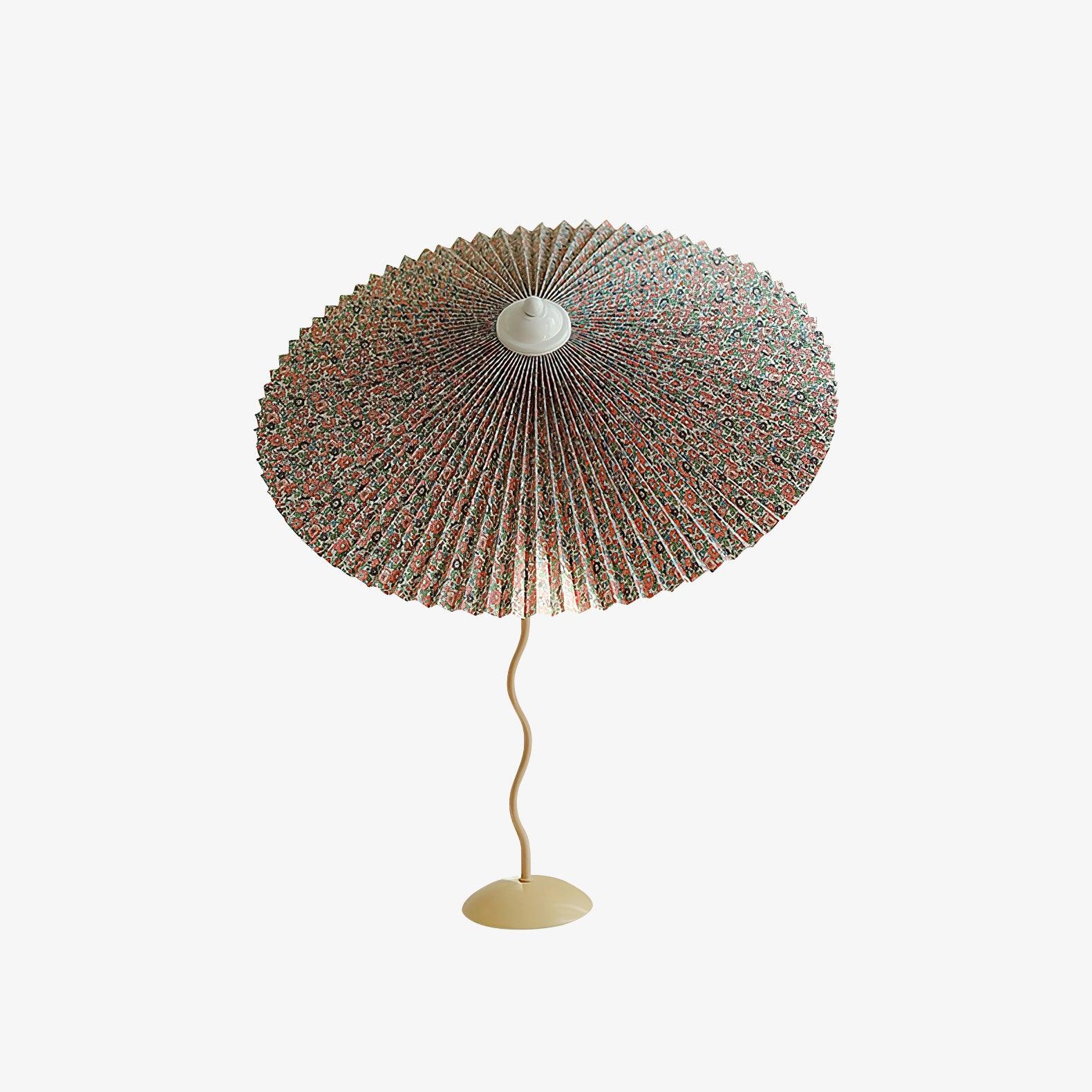 Pleated Hat Portable Lamp Table Lamp