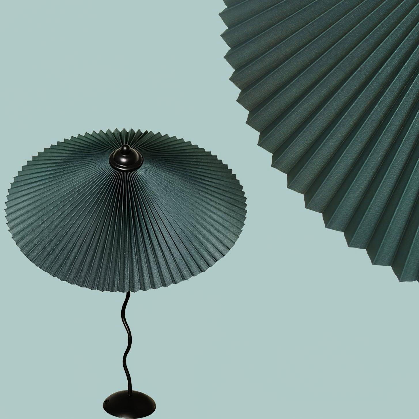 Pleated Hat Portable Lamp Table Lamp