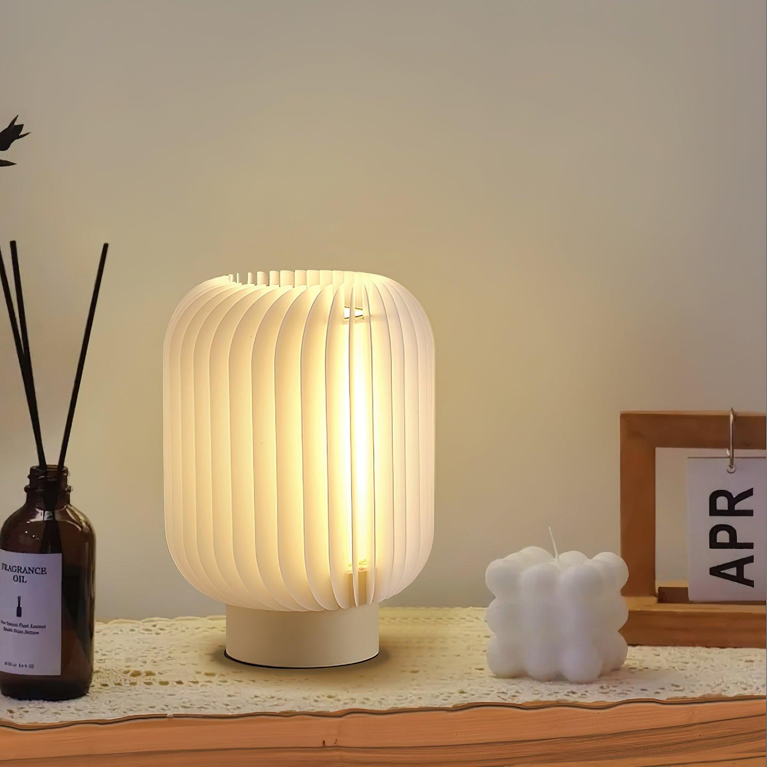 Pleated Portable Lamp Table Lamp