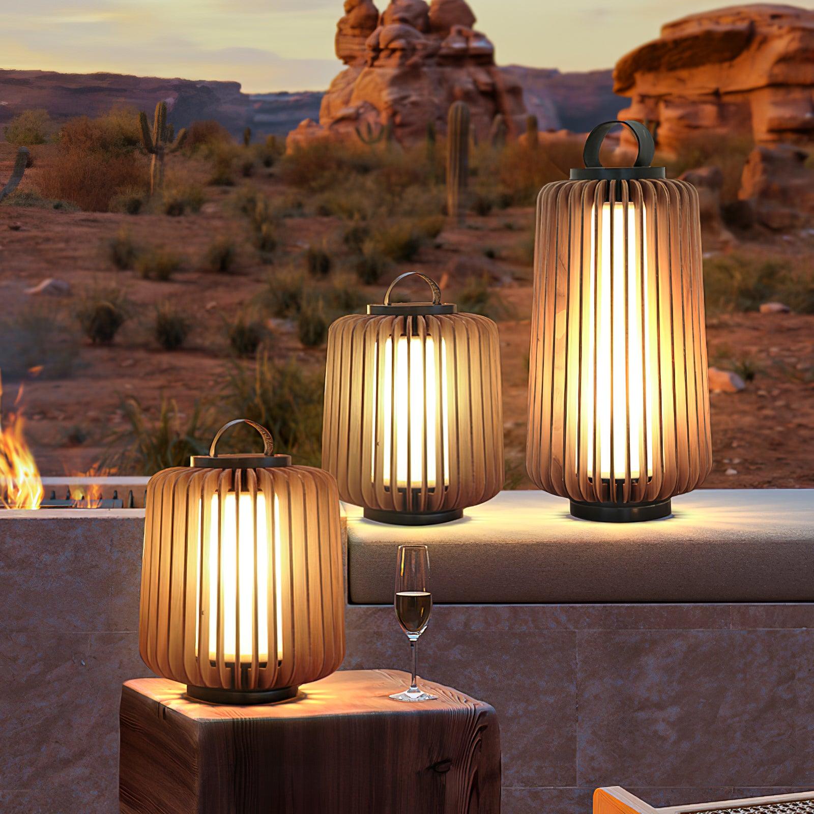 Portable Lantern Exterior Light - Black Outdoor Light, Outdoor Wall Light, detail 2