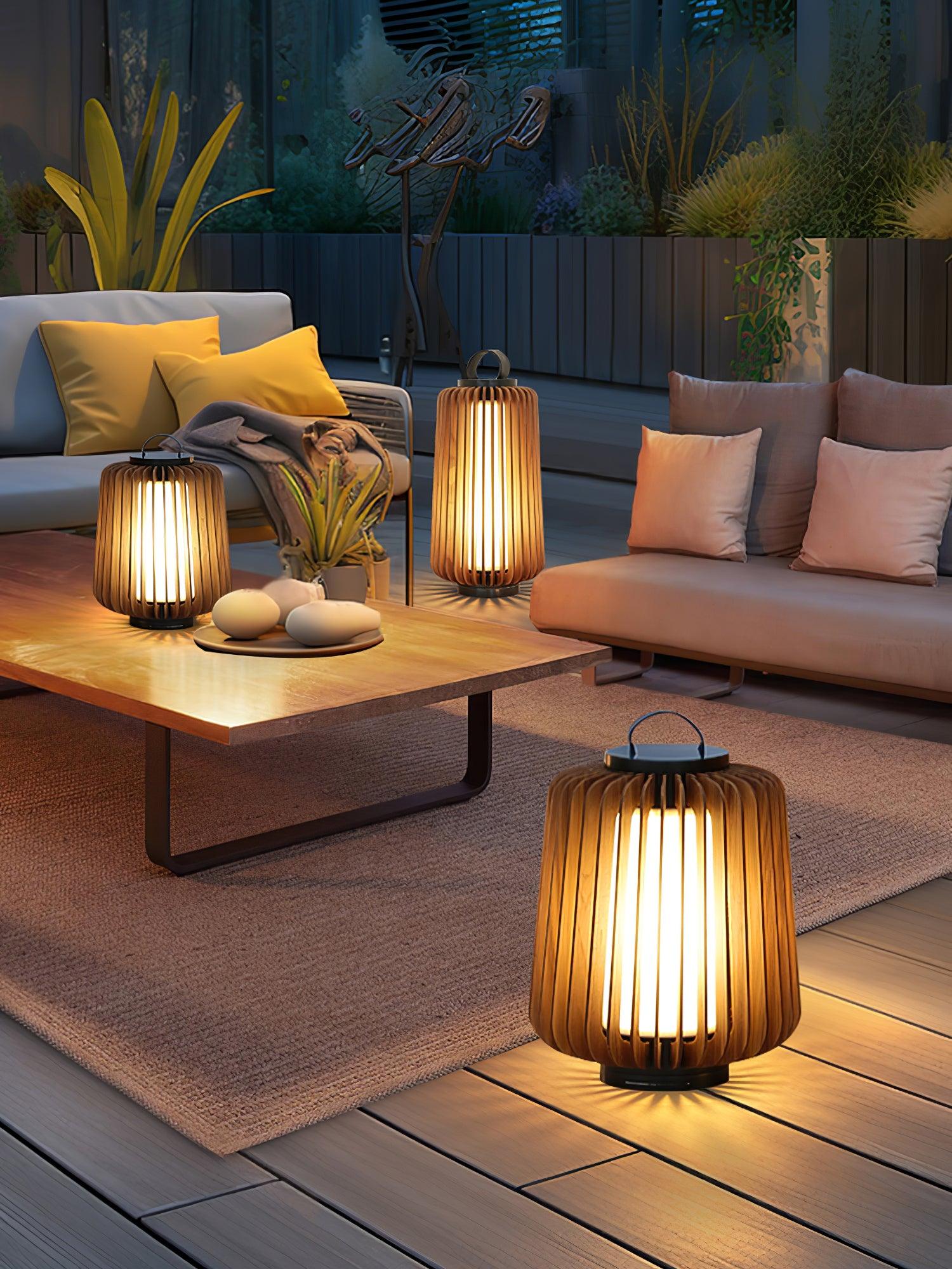 Portable Lantern Exterior Light - Black Outdoor Light, Outdoor Wall Light, detail 7