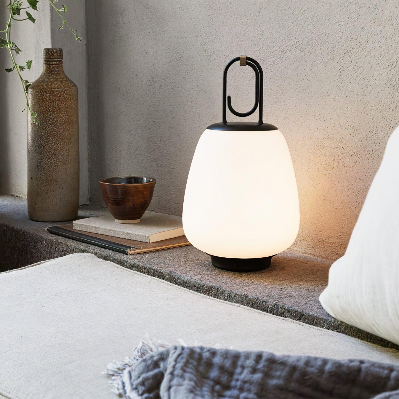 Hyggelite Lantern Table Light, Bedside Table Lamp, detail 2