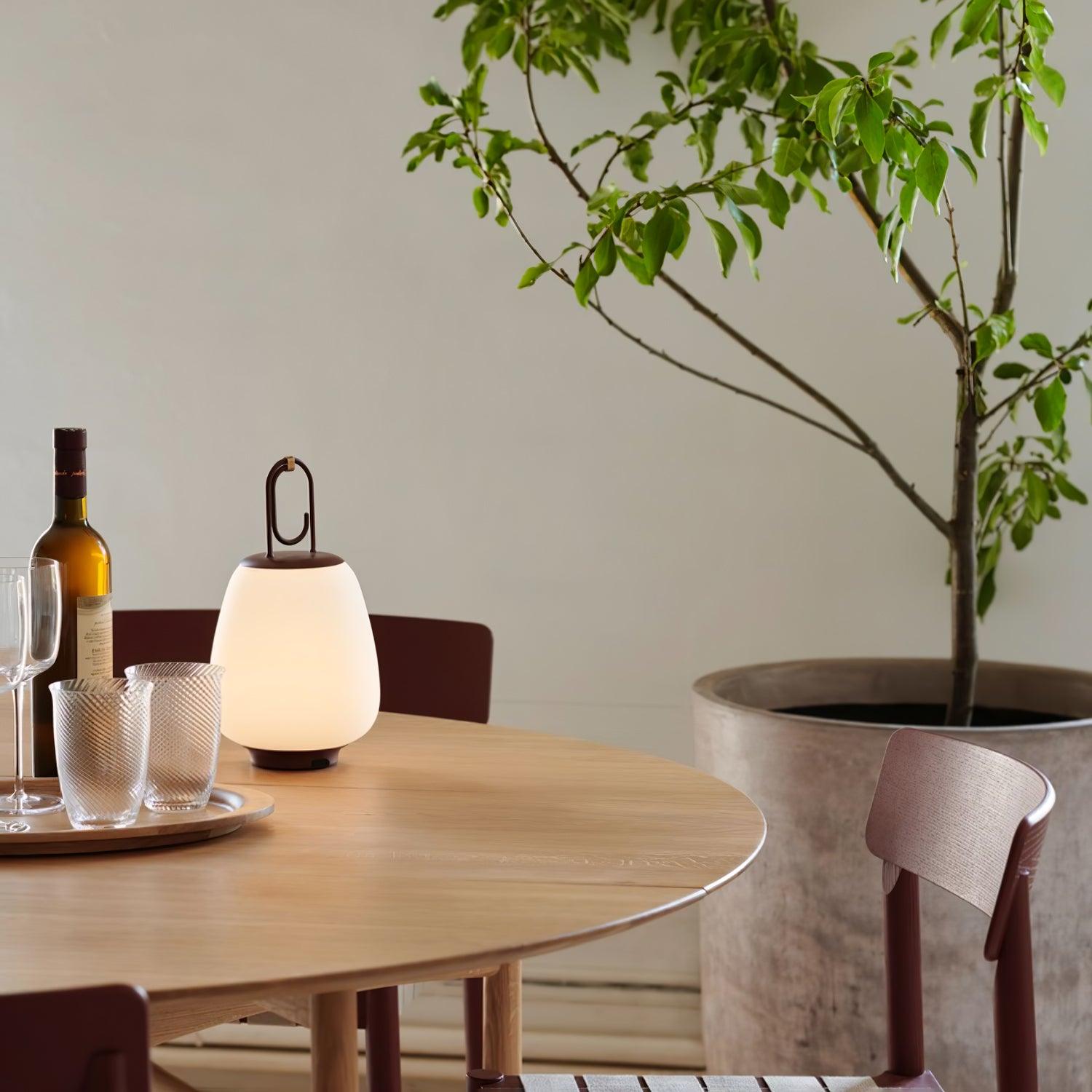Portable Lantern Built-in Battery Table Light, Bedside Table Lamp, detail 5