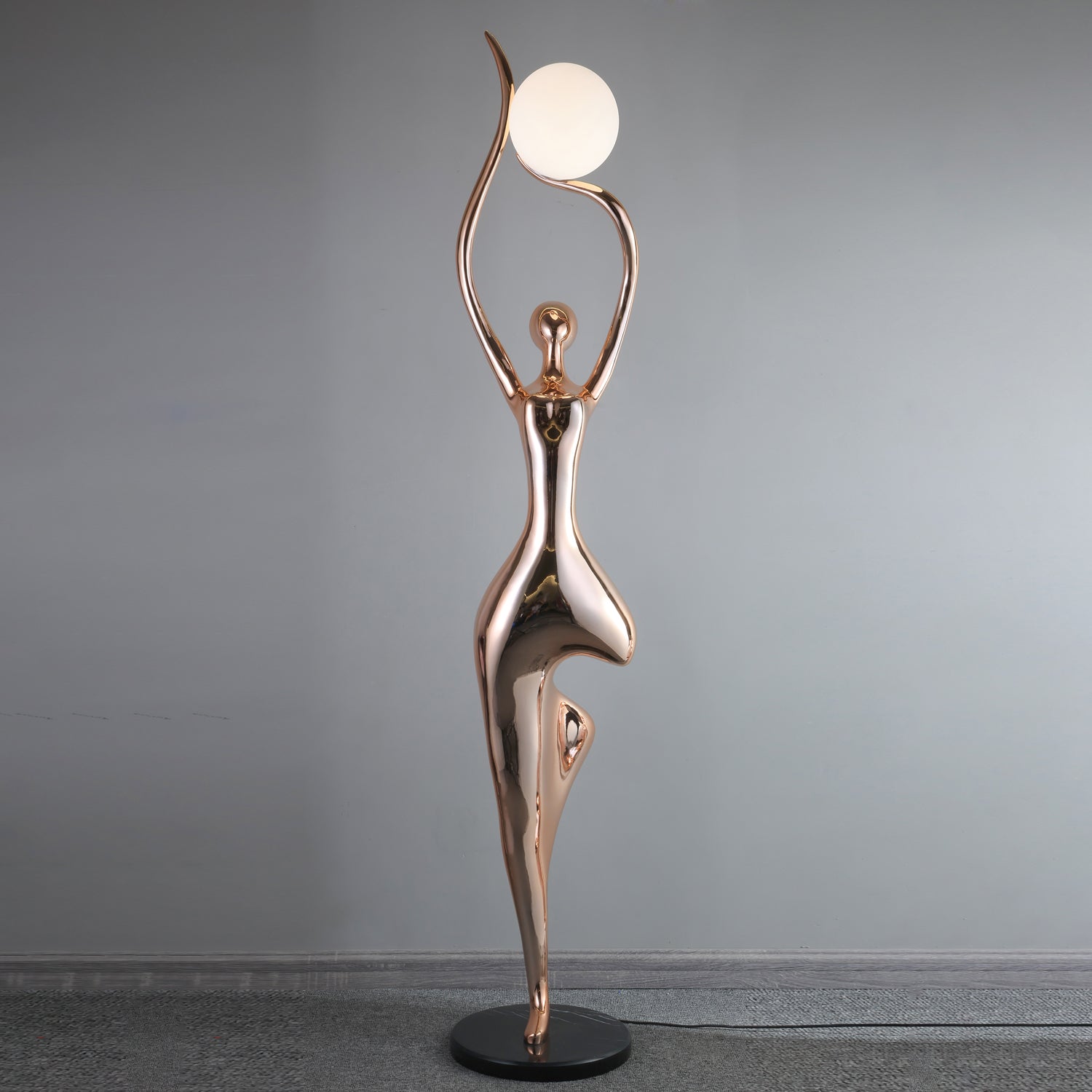 Pose Yoga Sculpture Floor Lamp detail view 13