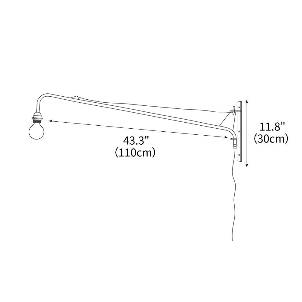Prouve Petite Potence Wall Lamp 43.3