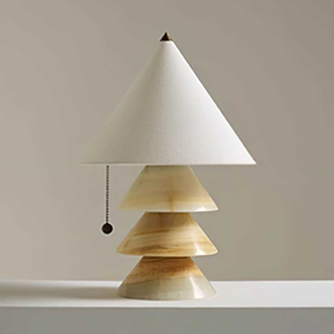 Pyramid Glow Table Lamp 11.4