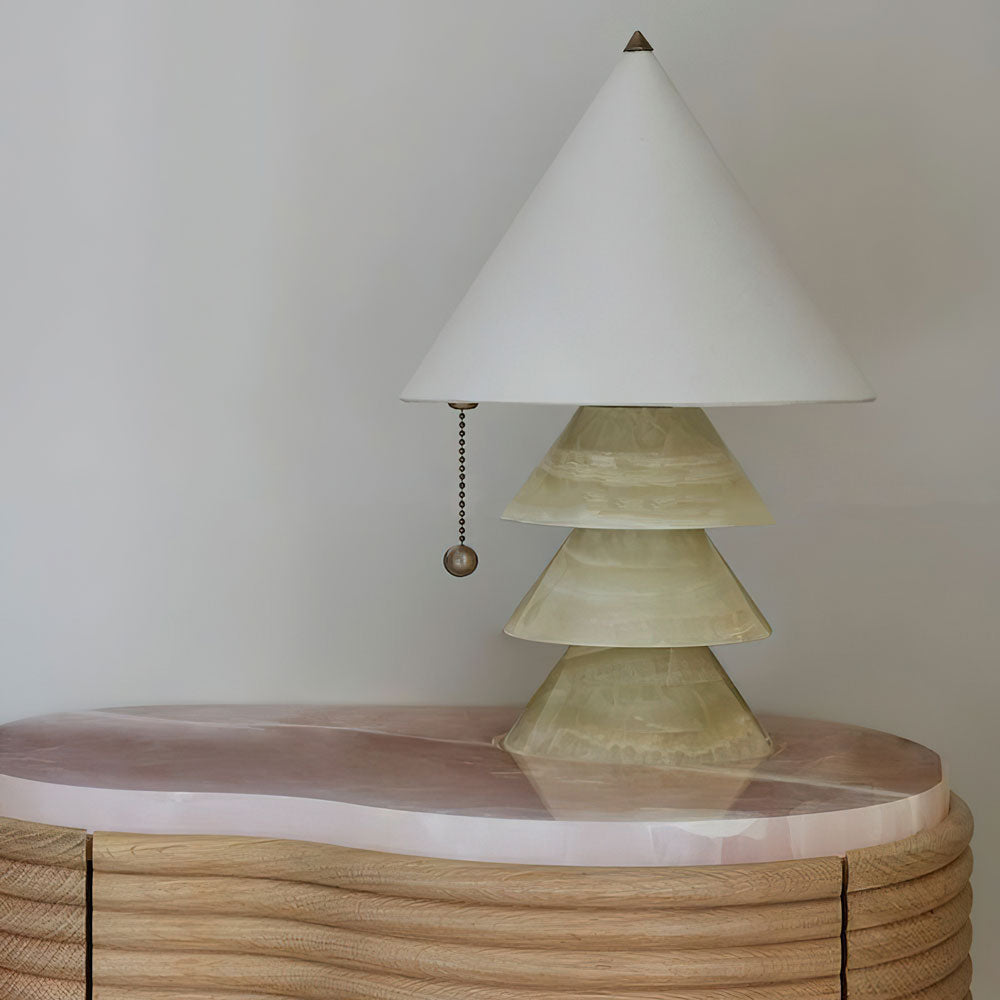 Pyramid Glow Table Lamp 11.4